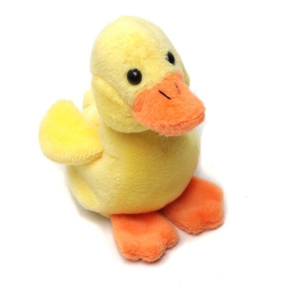 Vintage TY Quackers Beanie Baby Duck Ducky Toy Stuffie 90s Plush - Picture 3 of 9